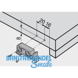 BLUM TANDEM/MOVENTOAufsteckhalter Tablarauszug, KS