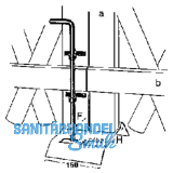 Bodenschieber 400 mm, Stahl verzinkt