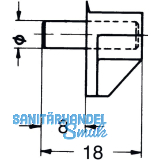 Steckbodentrger Safety, Bohr  5 mm, Kunststoff braun, VPE 100 ST