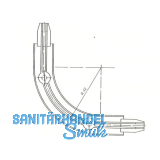 REHAU Fhrungsbogen 90, Kunststoff lichtgrau