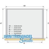 HETTICH SYSTEMA TOP 2000 Breitwandschubladen, KB 435 mm, schwarz