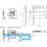 CAMAR 807RV Unterschrankaufhnger links, Stahl verzinkt