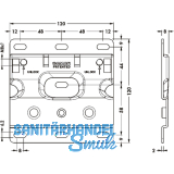 CAMAR 807RV Trgerplatte zu Unterschrankaufhnger, Stahl verzinkt