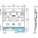 CAMAR 807XL/807 XL RV Trgerplatte zu Unterschrankaufhnger, Stahl verzinkt