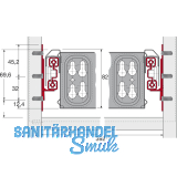 HETTICH SYSTEMA TOP 2000 Quadro Duplex 30 berauszug, ET 400 mm, Tragkraft 30 kg