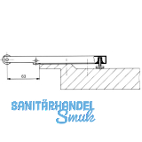 Mitnehmerklappe DORMA MK 396, RAL 9006