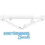 Schliefolgeregler DORMA SR 392, Gr. 2 : 650 mm, f. Flgelb. bis 800 mm,verzinkt