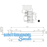 Sturzfutterwinkel DORMA TS 90 Impulse, silber