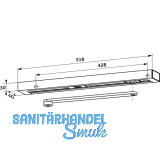 Gleitschiene G-EMF, silber