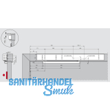 Trschlieer TS99FLR mit Gleitschiene, silber