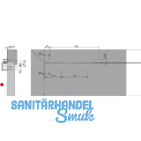 Trschlieer TS97 o. Fest. mit Gleitschiene, silber