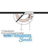 Trschlieer TS99FL mit Gleitschiene, silber, Kopfmontage