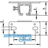 Deckenbefestigungsmuffe Helm Agrar 302