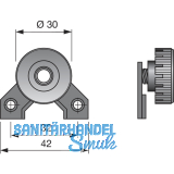 HETTICH Distanzhalter Verstellbar 15-25, Rcksprung der Rckwand mind. 15