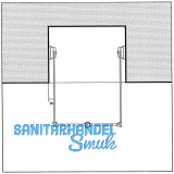 Distanzrahmen Junior, H 20mm, KS schwarz