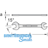 GEDORE Doppelmaulschlssel 6 DIN3110 8 x 10 mm
