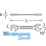 GEDORE Doppelmaulschlssel 8 klein 13 mm