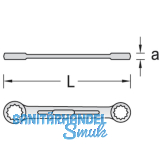 GEDORE Doppelringschlssel 4 DIN837B 30 x 36 mm