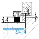 Steckachse fr BTS 75, 80, 84, Ma X: 23 mm, Z: 18 mm, Stahl verzinkt