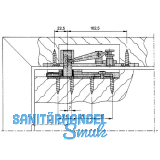 Zapfenband DORMA 8062 f. Holz- u. Alutren, verstellbar, Stahl verzinkt