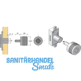 HETTICH PRESTIGE 2000 Zyl.-Drehgriff Typ 471 N, links, 33, matt