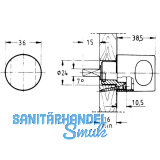 JuNie 3513 ASS Drehgriff drehbar, nicht sperrbar, Zamak