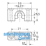 JuNie Stangenfhrung  6 mm