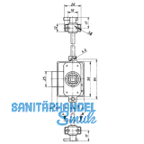 HEKNA ULTRA SYSTEM 24 Drehstangenschloss Dornma 30 mm, Zamak