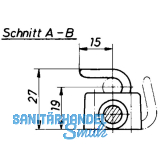HEKNA ULTRA SYSTEM 24 Drehstangenschloss Dornma 30 mm, Zamak