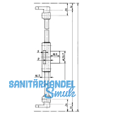 HEKNA OBJEKT UNIVERSAL SYSTEM 24 Drehstangenschloss Dornma 38 mm