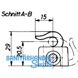 HEKNA OBJEKT UNIVERSAL SYSTEM 24 Drehstangenschloss Dornma 38 mm