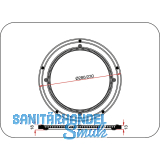 Drehteller Ciak Auen  230 mm, Tragkraft 200 kg, Kunststoff schwarz