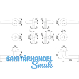 HOPPE Drckergt. MILOS - auf BB, TS 39 - 47, Alu chrom sat.