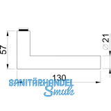 ECO Drckerlochteil D 310 - VK 9 mm, FS, Edelstahl matt