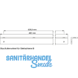 Sturzfutterwinkel fr Gleitschiene B