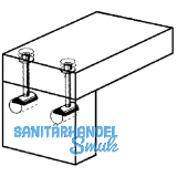 GU Eckverbinder-Befestigungsset oben