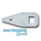 Keile fr Einlegstangen, zum Einschlagen, Stahl verzinkt