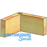 LAMELL Fixo Einschlaglamelle, E20-H, 23x28mm, Strke 4, VPE 80, KS schwarz