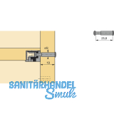HETTICH VB 35/36 Enddbel fr Seitenwand, Bohr 5, Spannma 22.8, Plattenst. 16