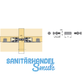 HETTICH VB 18/20/19/21 Einschraubdbel+Gewindehlse 15mm, Spannma 9, Bohr 5