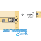 HETTICH VB 18/20/19/21 Einschraubdbel+Messing Spreizmuffe, Spannma 9, Bohr 5