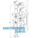 Elektro-Sicherheitsschloss EL 460, DM 35, Stulp 24 x 300 mm, Edelstahl