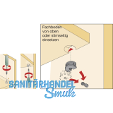 HETTICH VB 35 D Exzenter-Verbindungsbeschlag, Bohr 20, Plattenst. 19, vern.