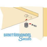 SECOTEC Schrankverbinder Exzenter 25 mm Kunststoff braun/wei SB-8 BL3