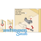 HETTICH VB 36 D Exzenter-Verbindungsbeschlag, Bohr 20/10, Plattenst. 19