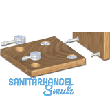 Exzentergehuse  35 mm, Zamak verzinkt