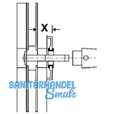 FSB Wechselstift 05 0115,70 mm,VK 9 mm,Ma X =32,5-41,5 mm, Stahl verzinkt