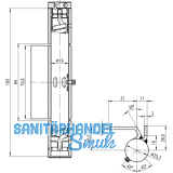 Federband dreiteilig, 25,3 x 160 mm, Stahl blank