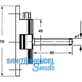 Fensterband 2006, Rolle 13 x 45 mm, Stahl verzinkt