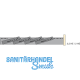 HETTICH SYSTEMA TOP 2000 Formularablage, Fcheranzahl 11, Kunststoff Alu-Finish